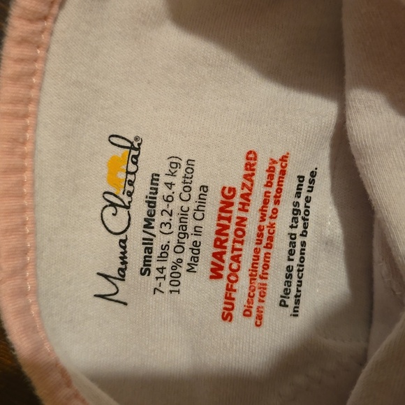 Mama Cheetah Baby Swaddle Sack Small/ Medium - Picture 3 of 3